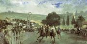 Edouard Manet The Races at Longchamp oil on canvas